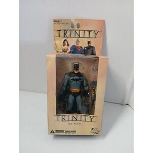 2008 DC Direct Collectibles Trinity comic Series 1 Batman 7" Figure - Box Damage